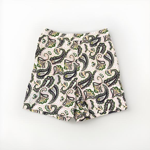 Boden Pants - Boden Shorts Women’s Size 6 Groovy Pattern Paisley Shorts 6” Dressy Pull On